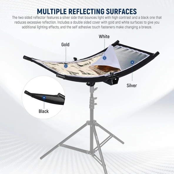 NEEWER RF-01 Yassı Reflektör 60x90 - Resim 4