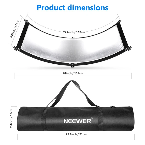 NEEWER RF-01 Yassı Reflektör 60x90 - Resim 2