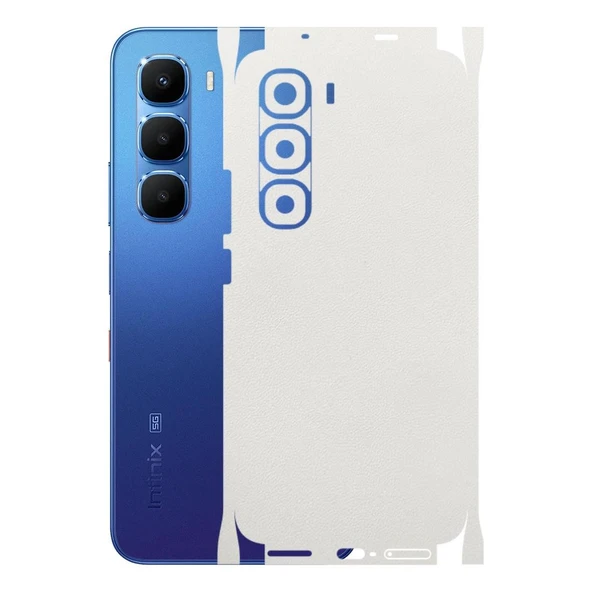 Infinix Hot 60 Pro Plus ile Uyumlu Bumper Serisi Premium Kaplama 360  Beyaz ürün görseli 1