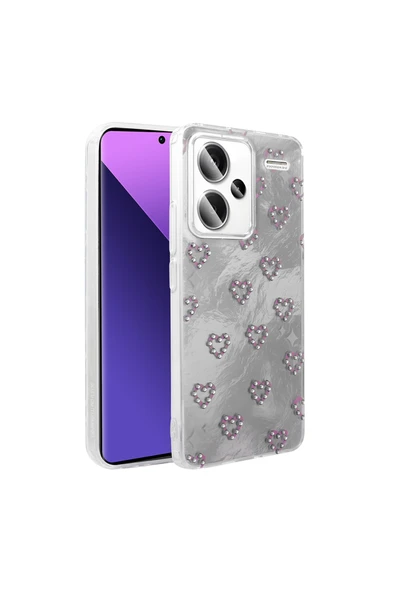 Xiaomi Redmi Note 13 Pro Plus 5G Kılıf Kamera Korumalı Figürlü Zore Ponti Silikon Kapak ürün görseli 1