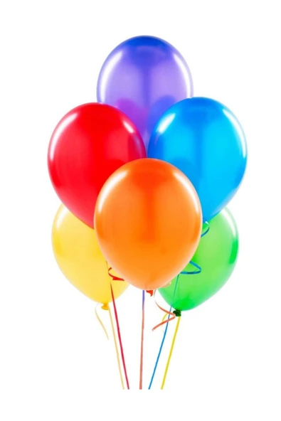 25 Adet Karışık Renk Metalik Balon ürün görseli 1