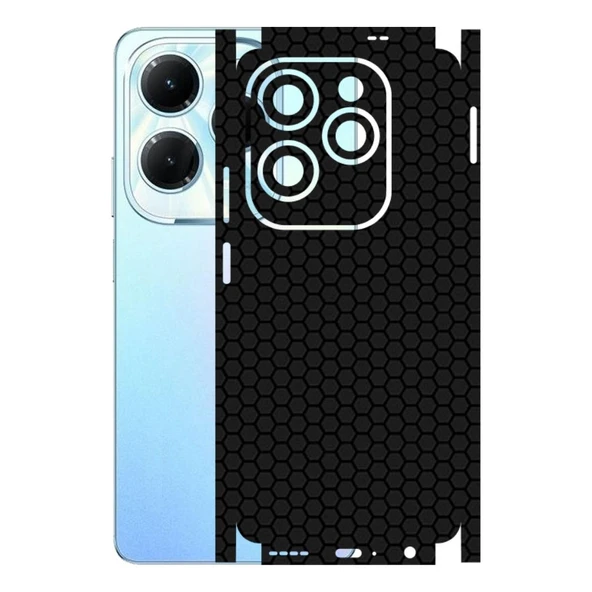 Infinix Hot 40 Pro ile Uyumlu Bumper Serisi Premium Kaplama 360  Siyah ürün görseli 1
