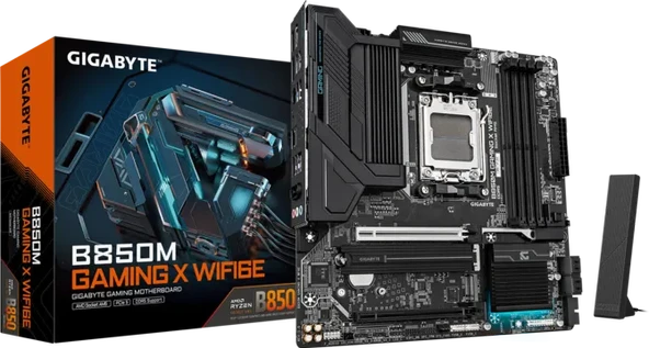 GIGABYTE B850M GAMING X WIFI6E MATX AM5 ANAKART ürün görseli 1