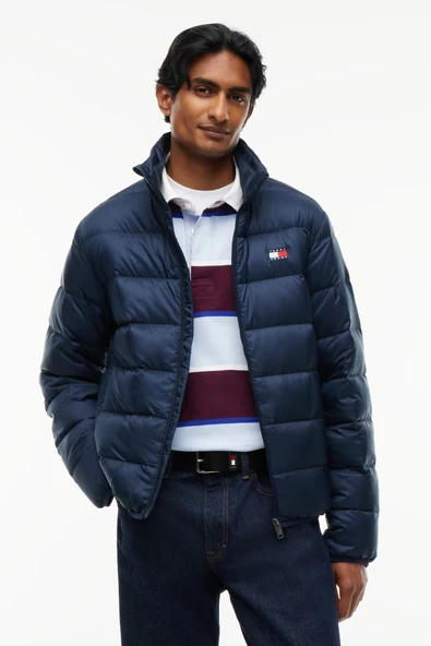 TJM LIGHT DOWN PACKBL JACKET EXT Erkek Mavi Mont - DM0DM23231 - Resim 2