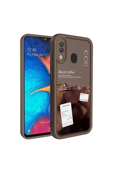 Galaxy A20 Kılıf Kamera Korumalı Baskılı Arka Yüzey Klas Kapak ürün görseli 1