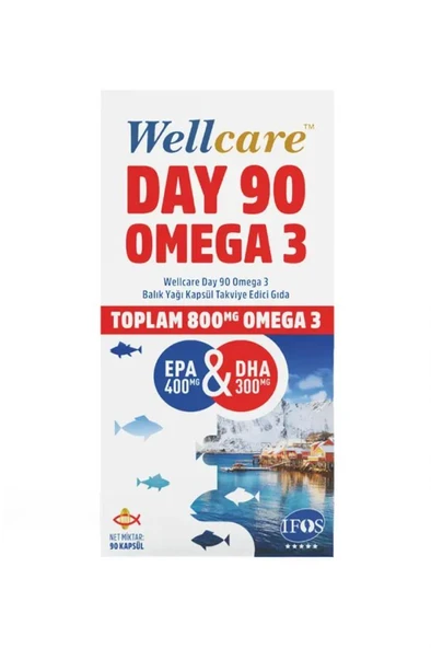 Wellcare Day Omega 3 90 Kapsül ürün görseli 1