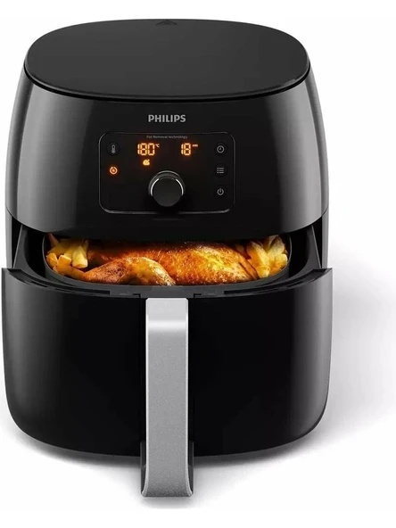 Philips Avance Collection HD9650/90 XXL Airfryer 7.3 Lt Tek Hazneli Yağsız Pişirme ve Otomatik Kapanma Özellikli Fritöz ürün görseli 1