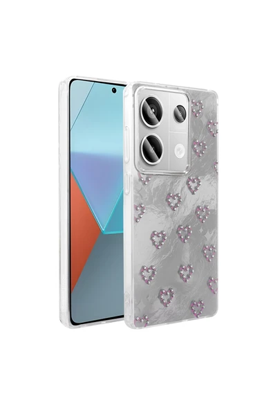 Xiaomi Redmi Note 13 Pro 4G Kılıf Kamera Korumalı Figürlü Zore Ponti Silikon Kapak ürün görseli 1