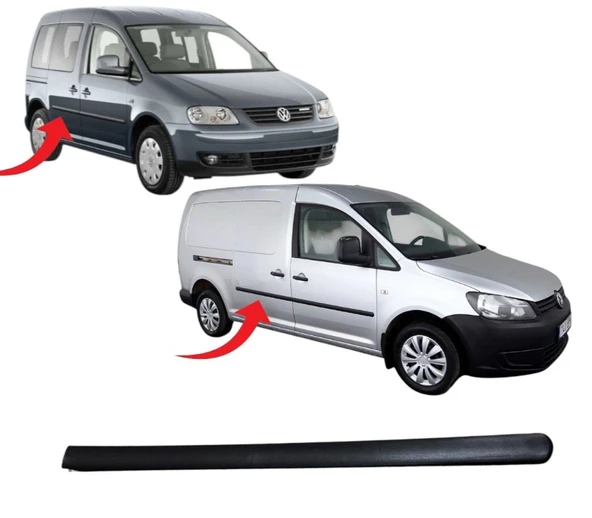 Vw Caddy Kapı Çıtası Arka Sağ 2005-2015 2K0853536E 9B9 ürün görseli 1