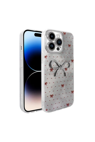 iPhone 14 Pro Max Kılıf Kamera Korumalı Figürlü Zore Ponti Silikon Kapak ürün görseli 1