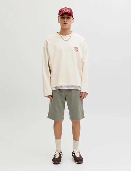 Jack&Jones 12249285 Erkek Sort - Yesil - Resim 2