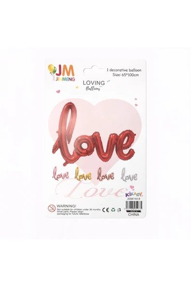 El Yazısı Love Folyo Balon ürün görseli 1