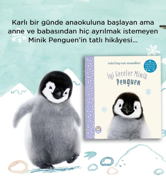 Mini Hayvan Masalları 3 Kitap - Tavşan - Panda - Penguen / 2 yaş + - Resim 7