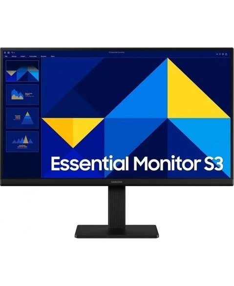 SAMSUNG ESSENTIAL S3 LS22D300GAUXUF 22" 5MS 100HZ FULLHD IPS MONİTÖR ürün görseli 1