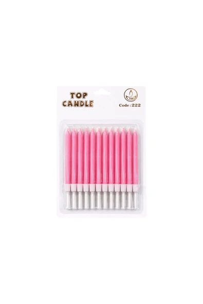 Pastel Mum Seti 8cm 12li Pembe ürün görseli 1