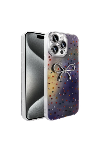 iPhone 15 Pro Kılıf Kamera Korumalı Figürlü Zore Ponti Silikon Kapak ürün görseli 1