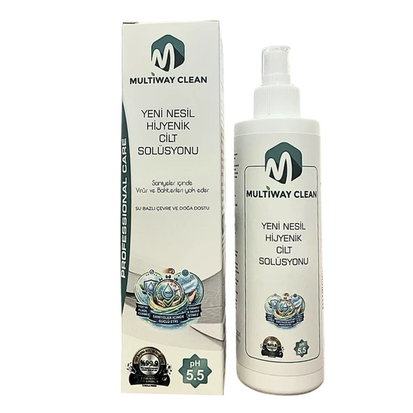 Multiway Clean Yeni Nesil Hijyenik Cilt Solüsyonu 250 Ml ürün görseli 1