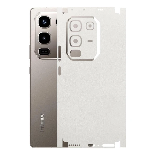 Infinix Note 50 Pro 4G ile Uyumlu Bumper Serisi Premium Kaplama 360  Beyaz ürün görseli 1