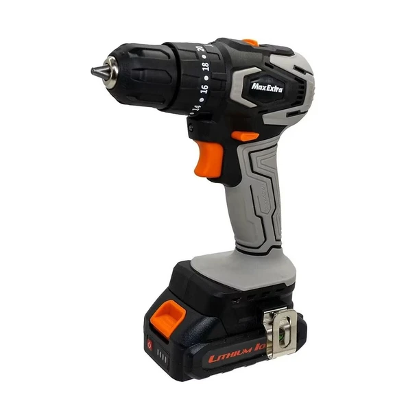 Max-Extra MX1830 Akülü Darbeli Matkap Çift Akü 18V 1.5Ah ürün görseli 1