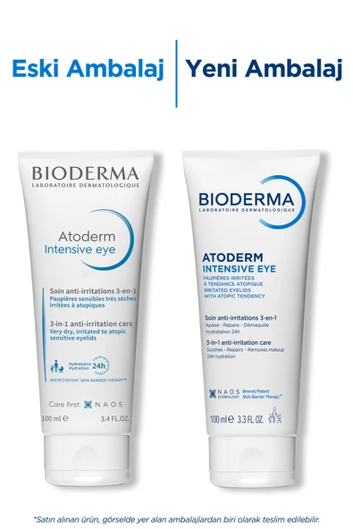 Bioderma Atoderm Intensive Eye Cream 100 ml 2 Adet - Resim 2