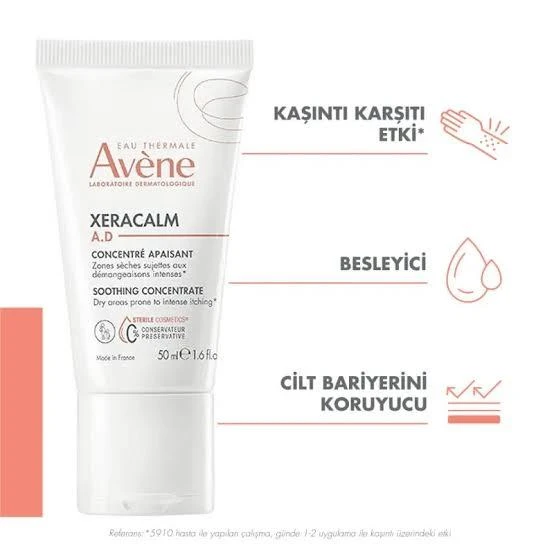 Avene Xeracalm A.D. Soothing Concentrate 40 ml - Resim 3
