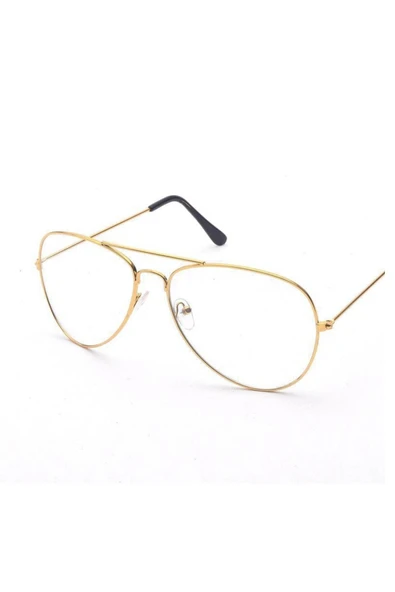 Unisex Gold Damla Çerçeve Gözlük ürün görseli 1