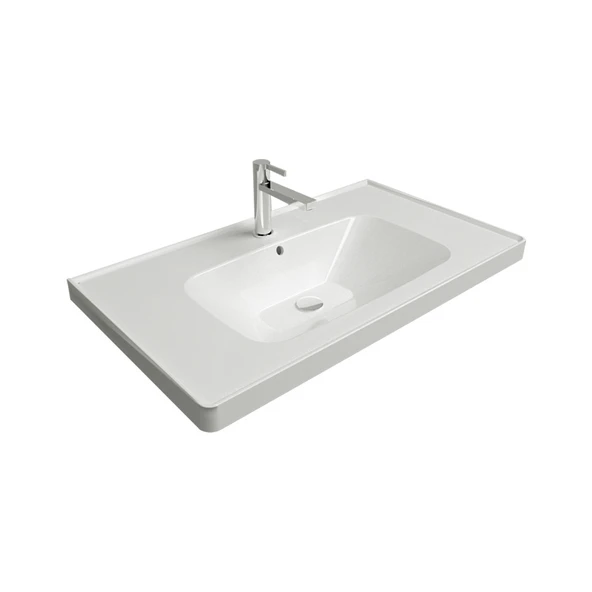 NEWARC NEWLINE  DOLAP UYUMLU 80 CM LAVABO BEYAZ ürün görseli 1