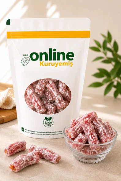 Lokum Antep Fıstıklı Narlı Fitil 1 kg ürün görseli 1