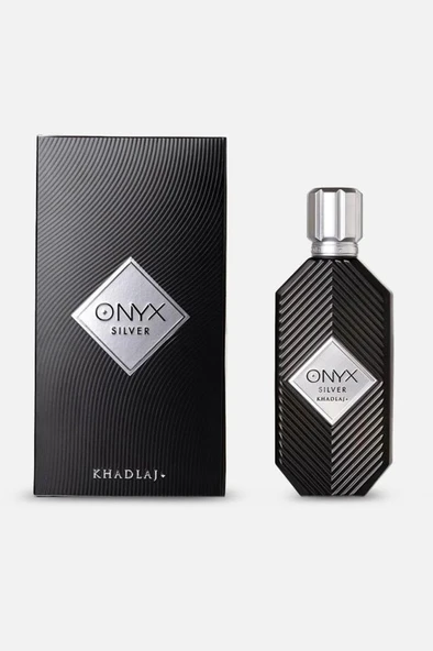 Khadlaj. Onyx Silver EDP 100 ml Erkek Parfüm ürün görseli 1