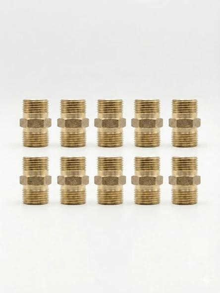 3/8 SARI NİPEL - 10lu Paket - Resim 2