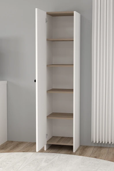 Nisa Plus Tek Kapaklı Çok Amaçlı Mutfak,Kiler, Depolama Dolabı ürün görseli 1