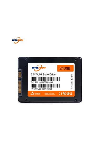 Walram 240GB Sata III SSD 560/500 MB/s Okuma Yazma Hızı ürün görseli 1