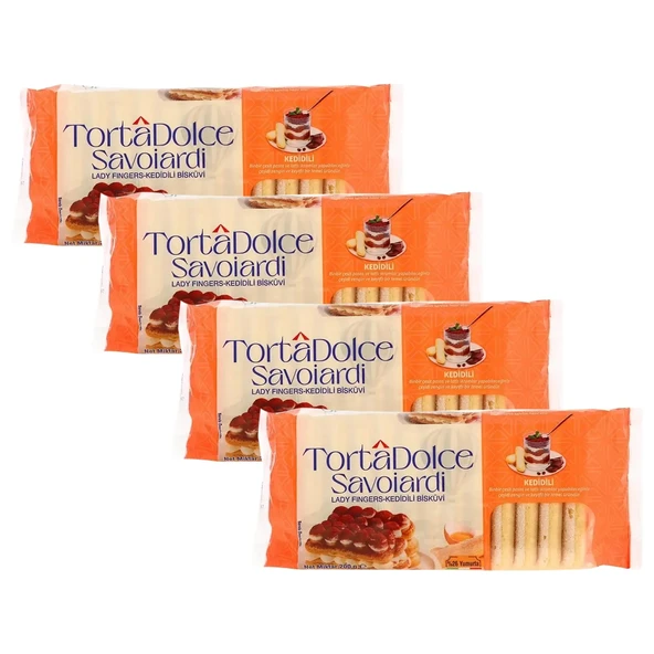 Torta Dolce Savoiardi Kedidili 200 gr x 4 Adet ürün görseli 1