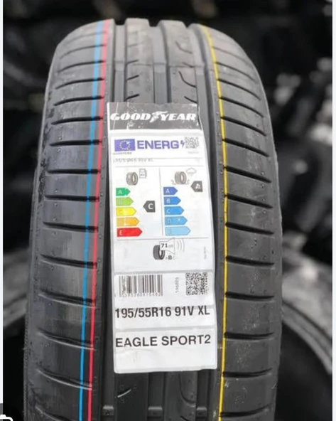 Goodyear 195/55 R16 91V XL Eagle Sport 2 Yaz Lastiği 2026 ürün görseli 1