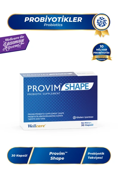 Wellcare Provim Shape 30 Kapsül ürün görseli 1