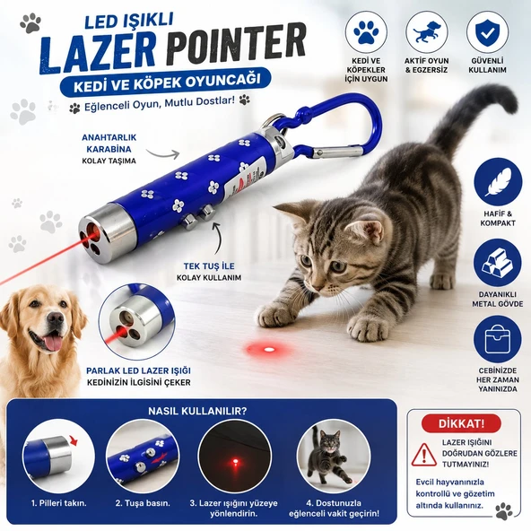 Lazer Kedi Oyuncağı ürün görseli 1