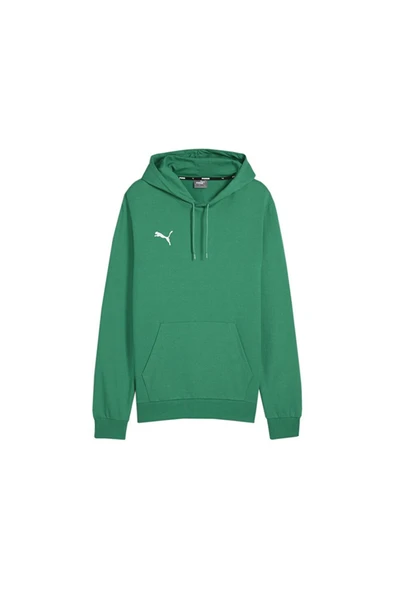 Puma Teamgoal Casuals Hoody Erkek Futbol Antrenman Sweatshirts 65861805 Yeşil ürün görseli 1