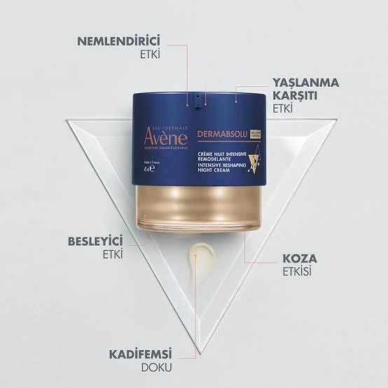 Avène Dermabsolu Intensive Reshaping Night Cream 40 ml - Resim 2