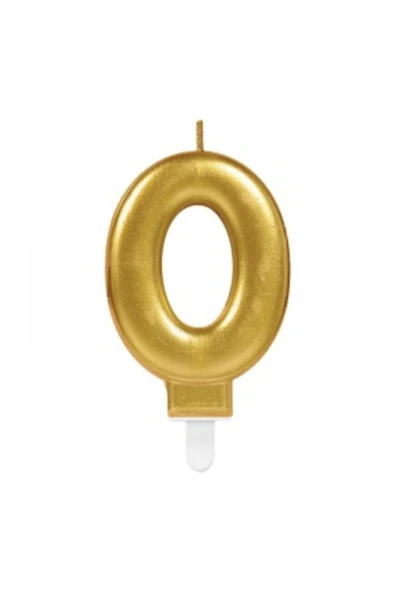 0 Rakam Mum Gold Renk ürün görseli 1