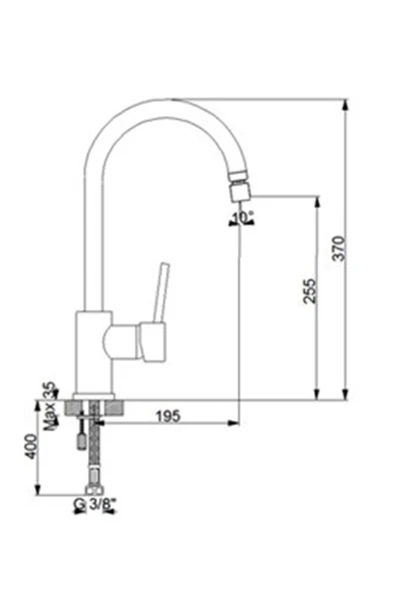 Newarc Minline Eviye Bataryası  - Krom - Resim 2