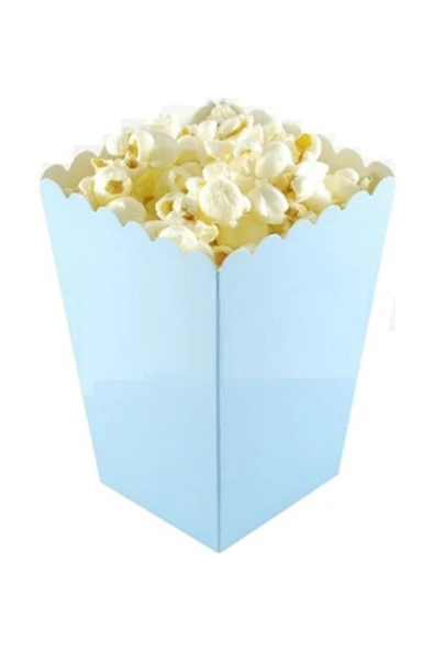Popcorn (mısır Kutusu) Düz Mavi 10 'lu ürün görseli 1