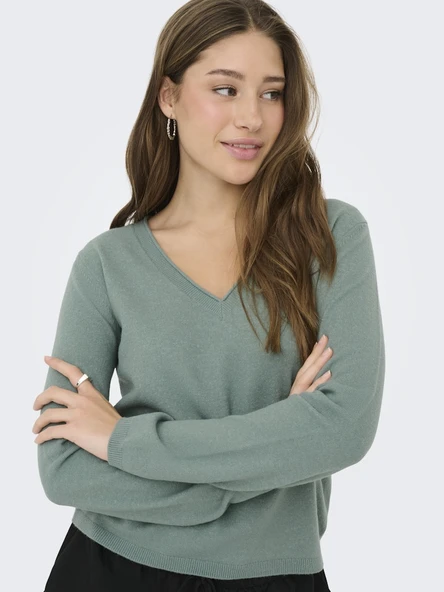 ONLY Bayan V Yaka Kazak 15368957 - Resim 2
