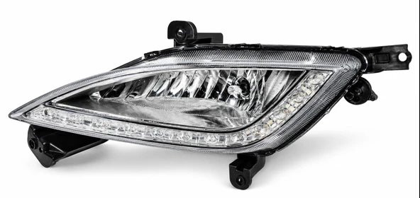 RIA Hyundai i30 2012-2015 Sis Lambası Sol LED'li OEM 92201A6000 Sol Ön Sis Farı DRL Gündüz Farlı Orijinal Uyumlu ürün görseli 1