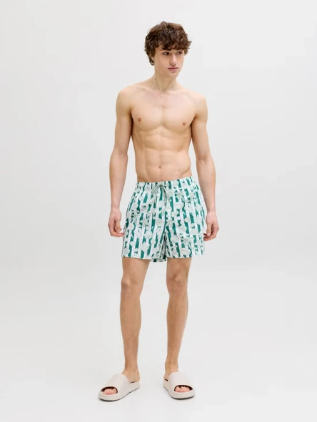 Jack&Jones 12291426 Erkek Deniz Sort - Yesil Desenli ürün görseli 1