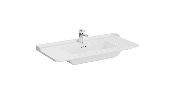 Integra Classic Etajerli Lavabo 100x46 cm Tek Armatür ürün görseli 1
