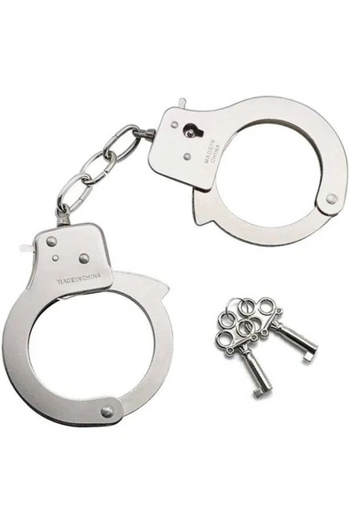 Metal Anahtarlı Oyuncak Polis Kelepçesi ürün görseli 1