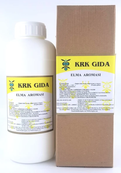 KRK GIDA ELMA AROMASI 1kg ürün görseli 1