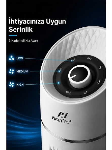 Pirantech EV-116 Kule Tipi Vantilatör - Resim 2