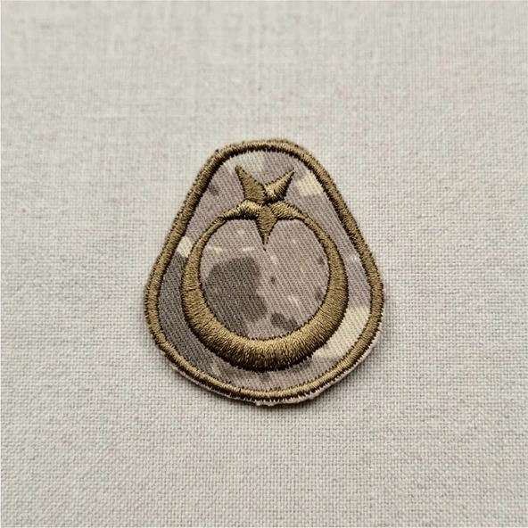KATAR Astsubay - Uzman Çavuş Bere Kokartı -  Katar Türk Birliği Orjinal Kumaş Kokart ürün görseli 1