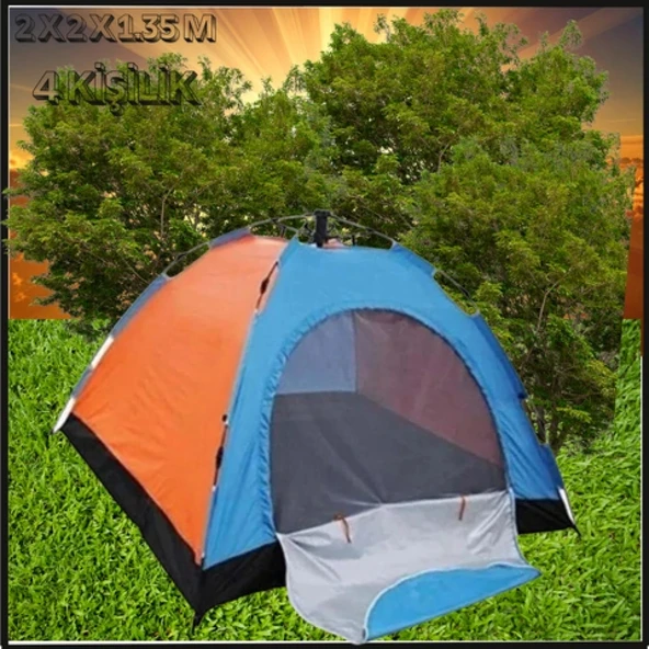 Uyguna-Yakala 2 x 2 x 1.35 M 4 Kişilik Kurulumlu Çadır -773906 ürün görseli 1